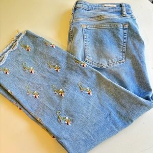 Pilcro embroidered jeans